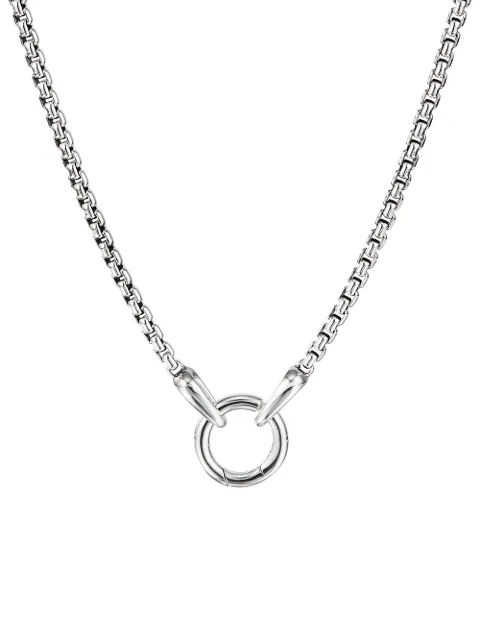 David Yurman sterling silver Smooth Amulet Box Chain necklace (2.7mm) Silver N25309MSS24
