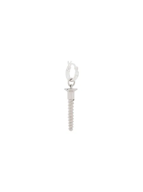 True Rocks screw hoop earring Silver SCREWHOOPEARRINGSILVERMEN