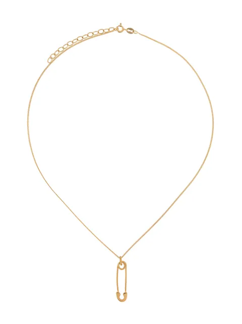 True Rocks safety pin pendant necklace Gold SMALLSAFETYPINPENDANTGOLDMEN