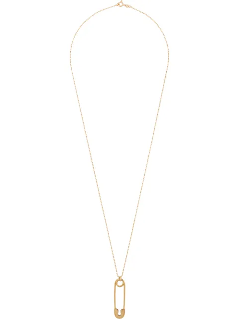 True Rocks large safety pin pendant necklace Gold LARGESAFETYPINPENDANTGOLDMEN