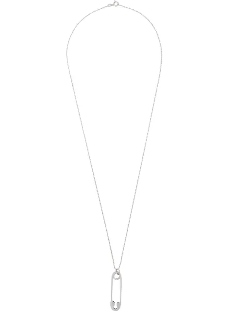 True Rocks large safety pin pendant necklace Silver LARGESAFETYPINPENDANTSILVERMEN