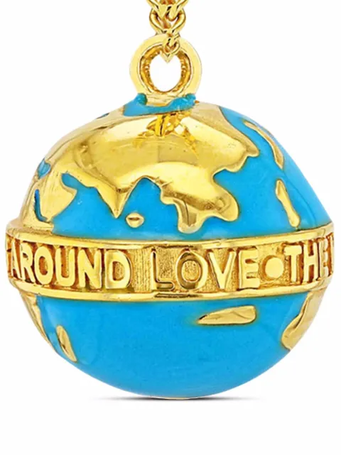True Rocks globe pendant necklace Gold TURQUOISEGOLDGLOBEPENDANTMEN