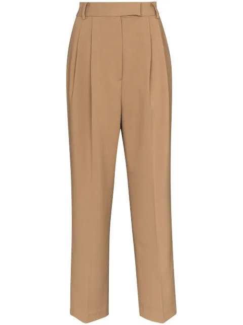 The Frankie Shop Bea pleated trousers Brown BEATROUSERS