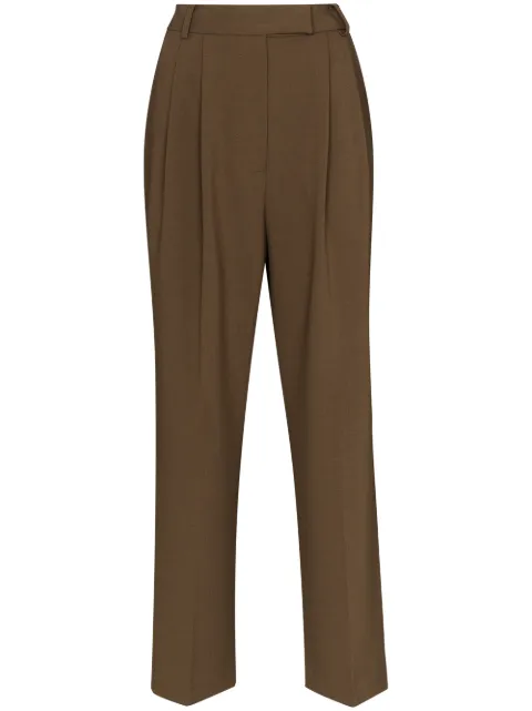 The Frankie Shop Bea pleated trousers Brown BEATROUSERS
