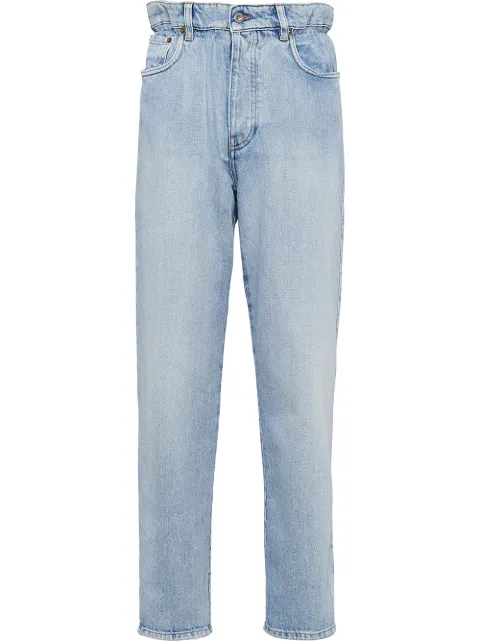 Miu Miu high-waisted straight-leg jeans Blue GWP2991SXP