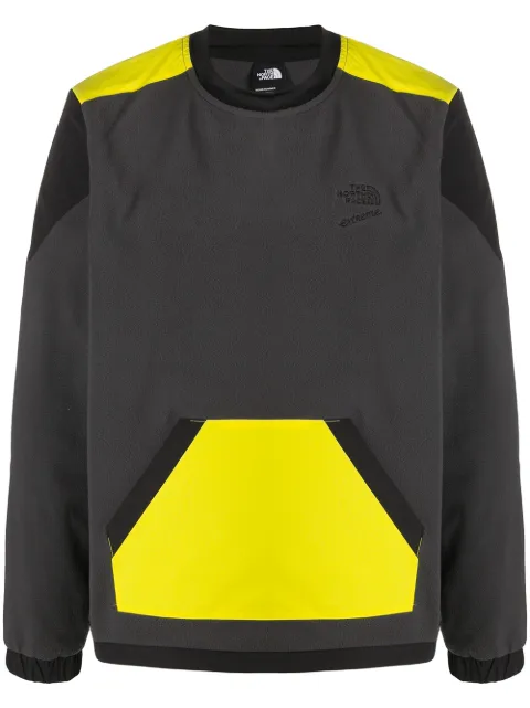 The North Face contrast panel sweatshirt Grey NF0A4CJZLL51