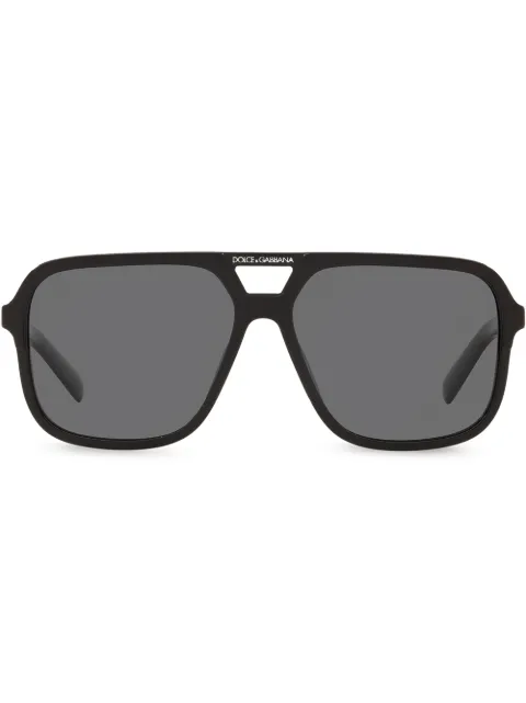 Dolce & Gabbana Eyewear Angel navigator-frame sunglasses Black DG4354193481