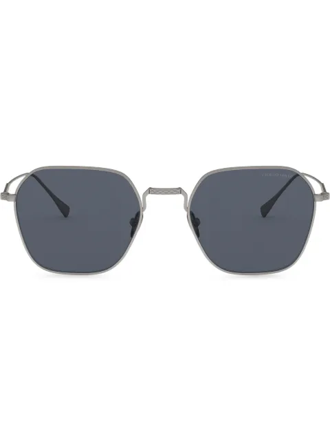 Giorgio Armani square-frame tinted sunglasses Grey AR6104300387
