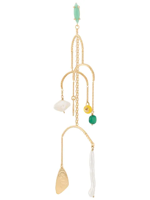 Wouters & Hendrix I Play chandelier earrings Gold EBA017G