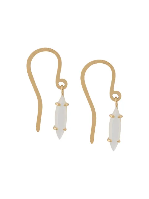 Wouters & Hendrix I Play mother of pearl earrings Gold EBA006G