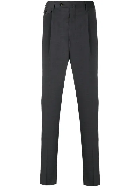 PT Torino slim-fit tailored trousers Grey GENTLEMENTR180250156746