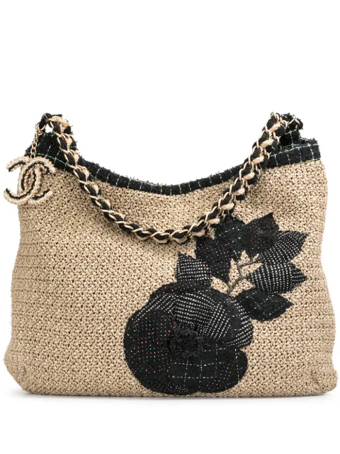 CHANEL Pre-Owned 2009 Camellia shoulder bag Neutrals 13755392