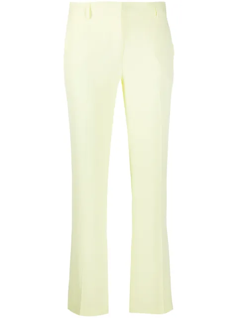 L'Autre Chose bootcut cropped trousers Yellow BK560210
