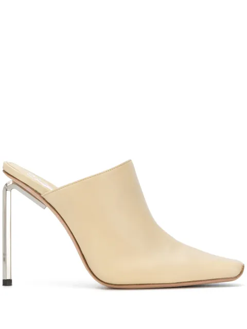 Off-White Allen square-toe mules Neutrals OWIJ002F20LEA0036100