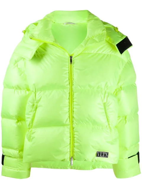 Valentino Garavani padded puffer jacket Yellow VCNB006GM