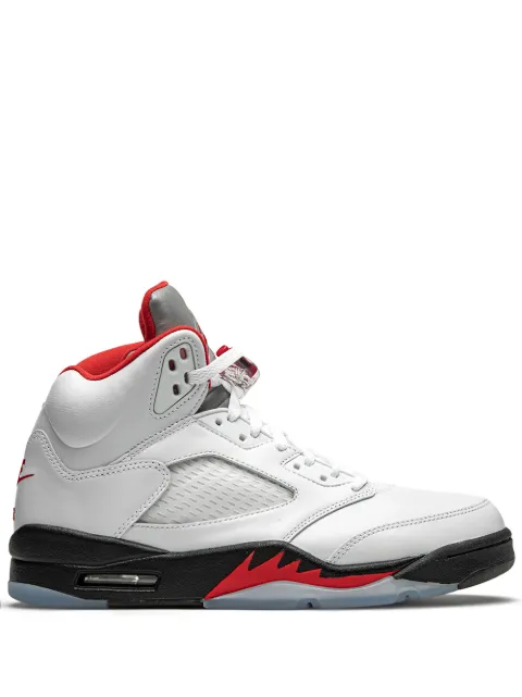 Jordan Air Jordan 5 Retro "Fire Red Silver Tongue 2020" sneakers White DA1911
