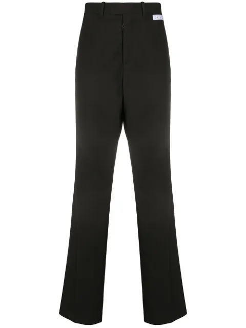 Off-White straight-leg tailored trousers Black OMCA164R21FAB0011010