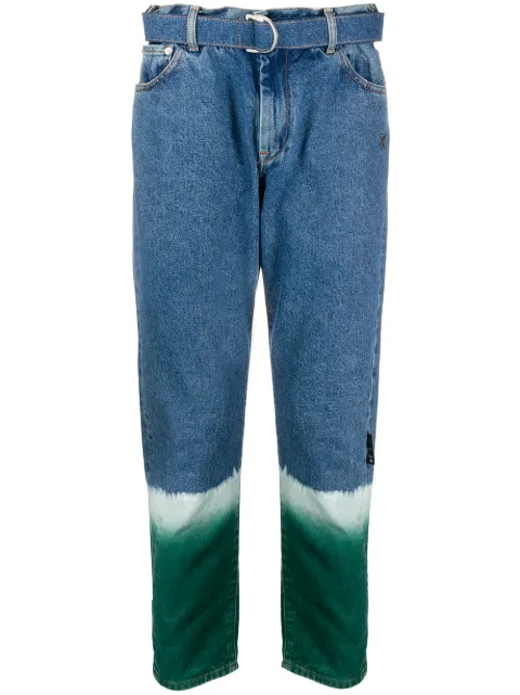 Off-White dégradé slim-fit jeans Blue OMYA005E20DEN0024500