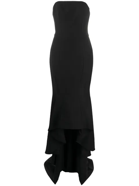 Alexandre Vauthier strapless design gown Black 202DR128401941150