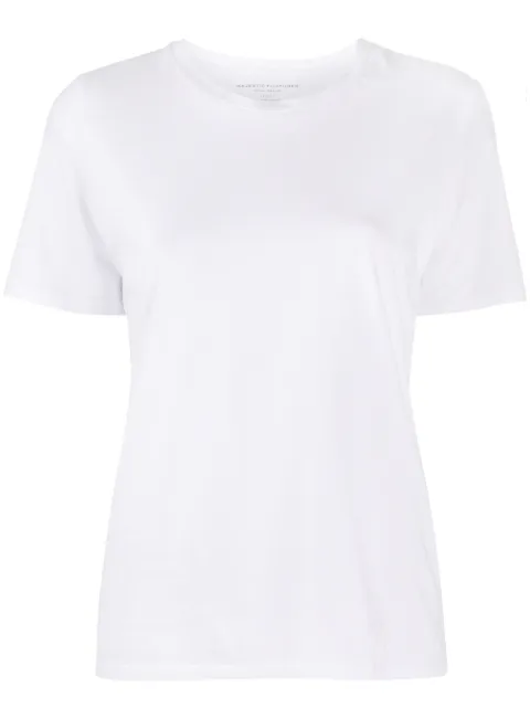 Majestic Filatures shortsleeved crew neck T-shirt White M537FTS284