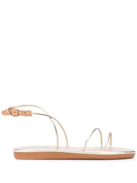 Ancient Greek Sandals Angel slingback sandals Metallic ANGELSYNTHETICLEATHERPLATINUM