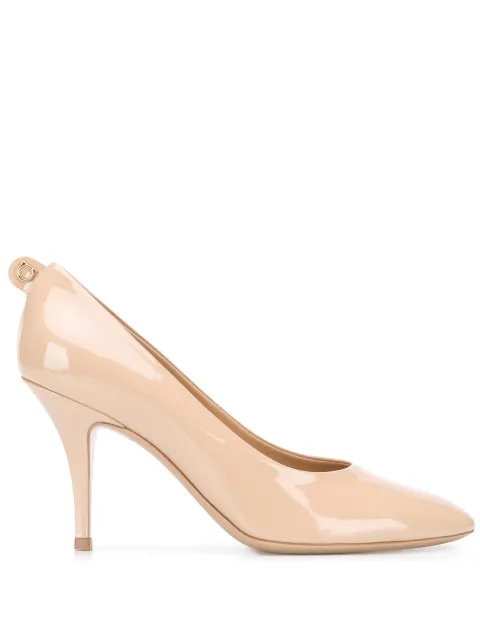 Ferragamo Gancini pointed-toe pumps Neutrals 726410