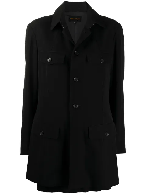 Comme Des Garçons Pre-Owned 1994 layered jacket Black CDG1194A