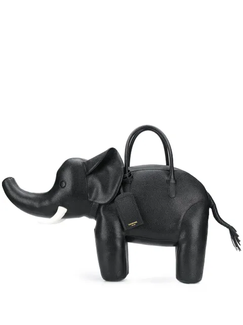 Thom Browne Elephant bag in pebble grain Black MAG238A00198