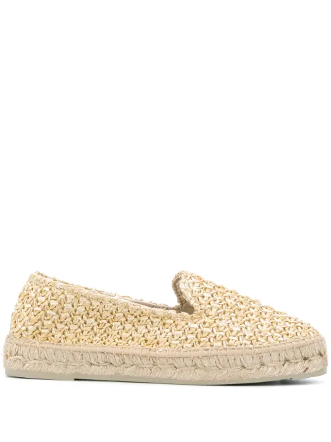 Manebi tweed woven espadrilles Neutrals V27N0