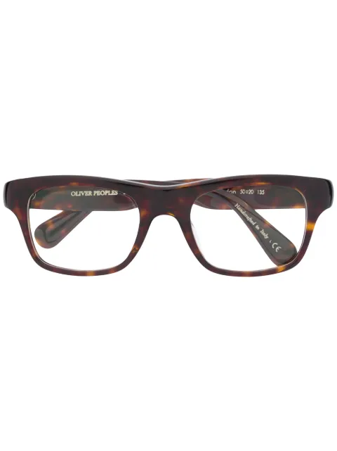 Oliver Peoples Brisdon rectangular-frame glasses Brown OV5432U