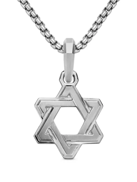 David Yurman sterling silver Deco Star of David pendant (24mm) Silver D25360MSS