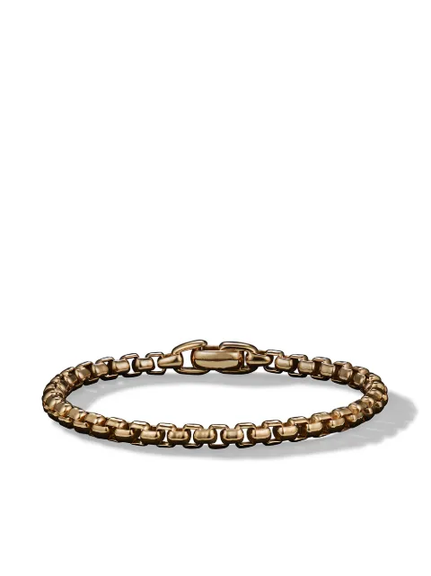 David Yurman 18kt yellow gold Box Chain bracelet (5mm) Gold BC0364M88