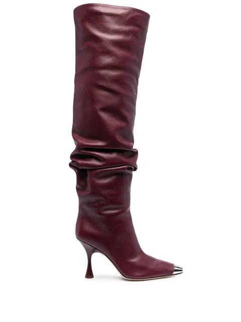 Sergio Rossi sr Twenty Metal cuissard boots Red A93040MMVG08