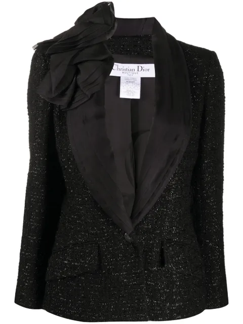 Christian Dior Pre-Owned 2000 bouclé jacket Black DIO557