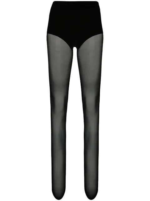 Wolford Pure 10 sheer tights Black 14497