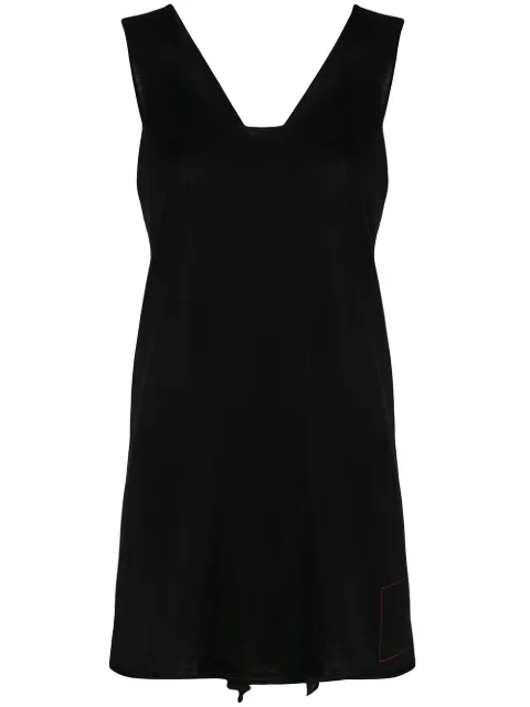 Uma Wang sleeveless flared top Black UK7111