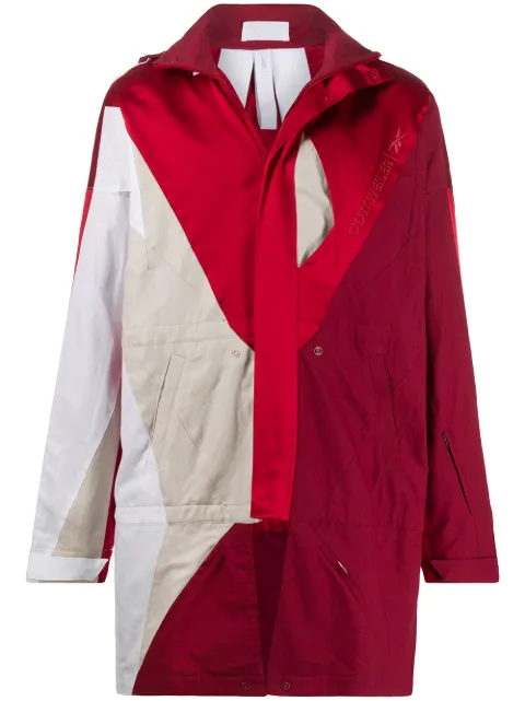 Reebok colour block raincoat Red FS0524