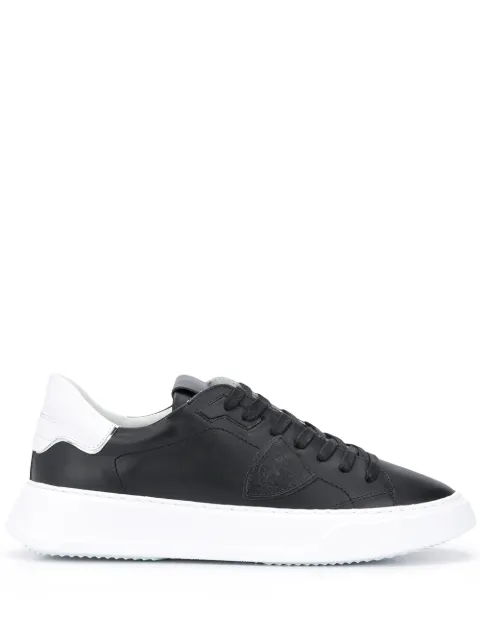 Philippe Model Paris contrasting-trim sneakers Black BTLUV002