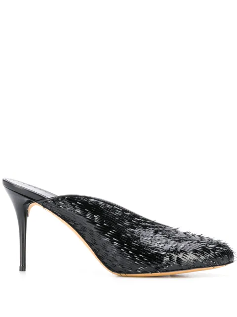 Alexa Wagner Tiffany mules Black TIFFANY