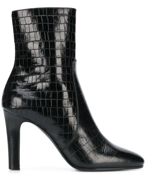 Saint Laurent Jane 90 zip boots Black 6324681YQ00