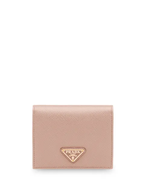 Prada small saffiano bi-fold wallet Pink 1MV204QHH