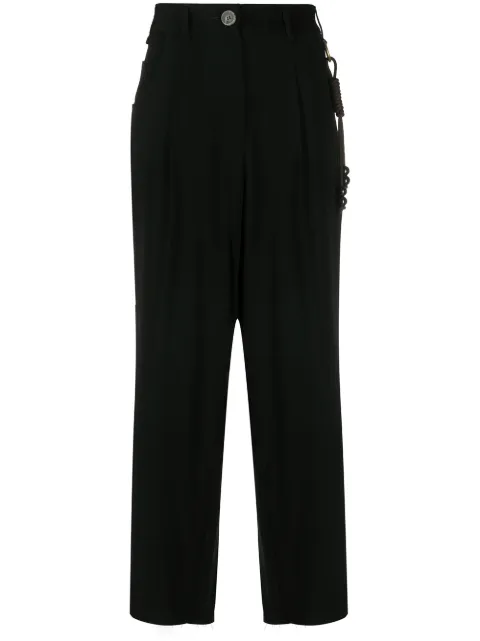Song For The Mute high-waist trousers Black WPT014