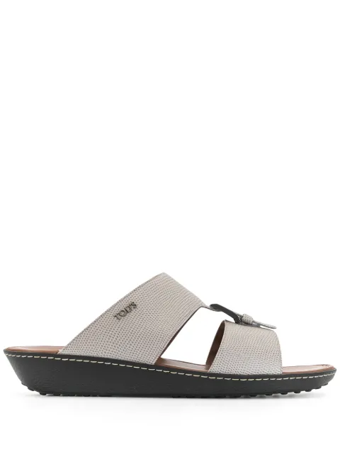 Tod's buckled cut-out sandals Grey XXM0PP0Q880MXA