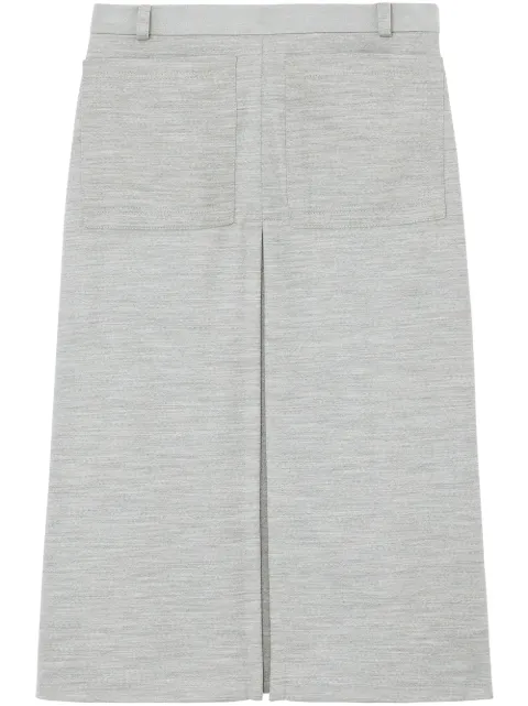 Burberry box pleat skirt Grey 4564356