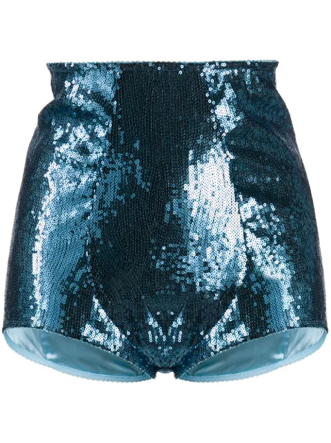 Dolce & Gabbana sequinned briefs Blue O2B30TFLMK4