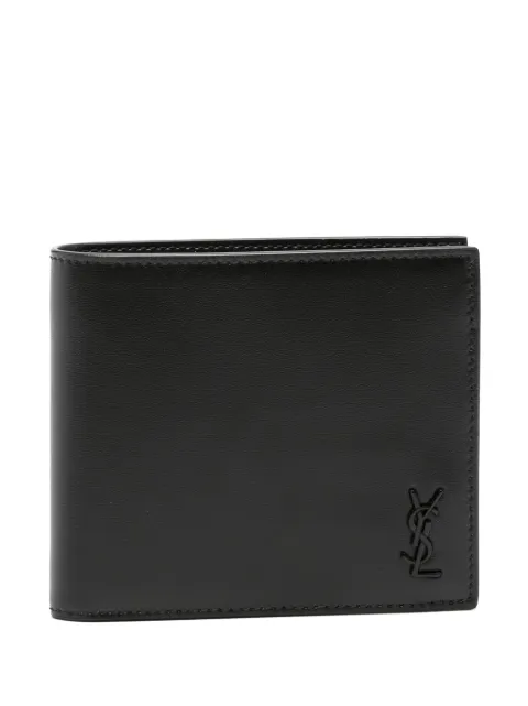 Saint Laurent Tiny Cassandre East/West wallet Black 6077271JB0U