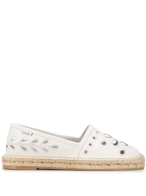 RED(V) Red-Eden flat espadrilles White QS0D91IYJ
