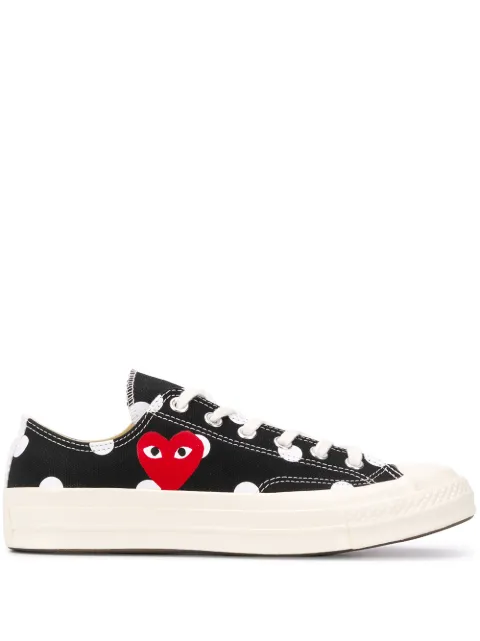 Comme Des Garçons Play x Converse x Comme Des Garcons Chuck 70 Ox sneakers Black AZK114001