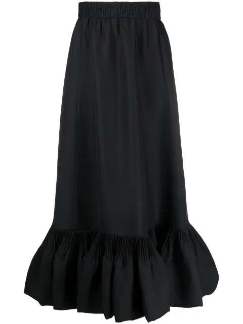 Valentino Garavani peplum hem skirt Black BRA5S04AR