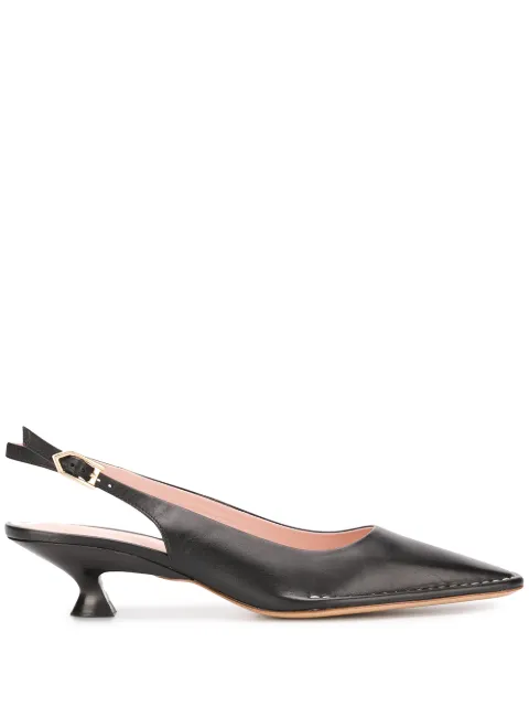 Tod's slingback leather pumps Black XXW49C0CZ20OONB999